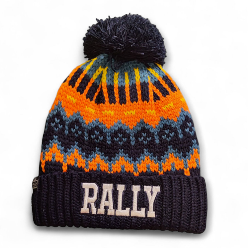 BÉLELT RALLY sapka, klasszik kék-sárga